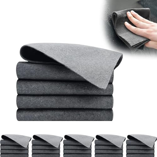 ROSPRETTY 30pcs Paños de Microfibras Bayetas de Microfibras, Paños de Limpieza Magico 30x30cm, Limpieza de Microfibra Reutilizable Sin Rayas para Baño Cocina Coche Vidrio