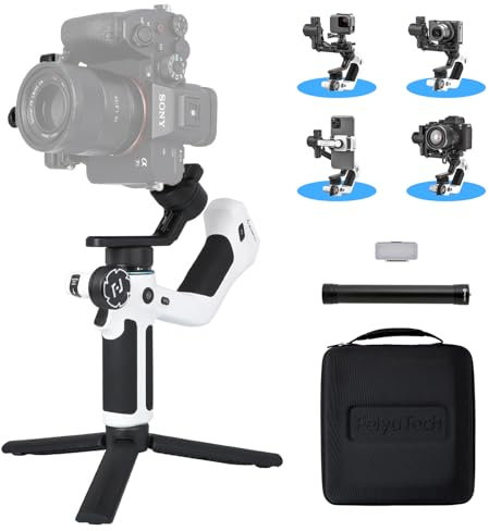 Feiyu SCORP Mini 2 Kit, 3-Axis Gimbal Stabilizer for Cameras & Smartphones