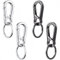Redamancy 4 Pcs Abnehmbare Karabinerhaken, Carabiner Schlüsselanhänger, Karabiner Schlüsselanhänger, Karabinerhaken Klein Schlüsselanhänger, Schlüsselringe mit Karabiner für Herren und Damen