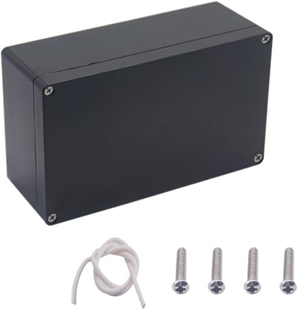 Anschlussdose IP66 Wasserdicht, 200 x 120 x 75mm Abzweigdose Gehäuse, Kunststoff Verteilerkasten, Elektronik Gehäuse, für DIY Stromabzweigdose, Elektrisches Zubehör