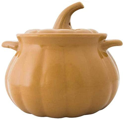 Cazuelas Cazuela De Barro Olla para Estofado De Terracota Cazuela De Cerámica: Calentamiento Rápido Y Uniforme, Preservación del Calor, Ahorro De Energía Y Fácil De Limpiar (Capacidad Amarilla