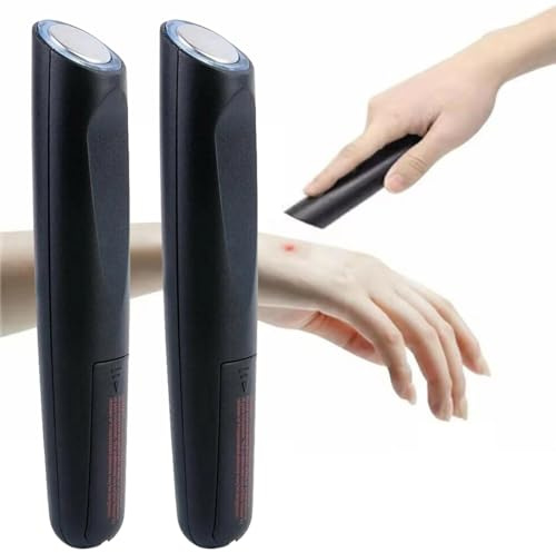FiTspi 2Pcs Electronic Insect Bite Relief Pen for Mosquito, Bee, Spider Bites, Fast Itch Relief & Swelling Relieve Stings Pens, Mosquito Against Portable Tool for Camping, Travel, Outdoor