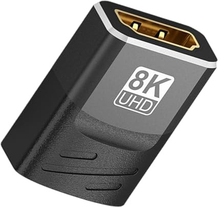 ZEPFJHE Convertidor compatible con HDTV 8K60hz de aumento de señales digitales para múltiples dispositivos, reducciones de ruido, divisor compatible con HDTV para televisores dobles