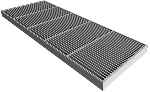 Outdoor Drainage Grate, 100x25x3cm (39x10x1.2in) - Heavy-Duty Curb Inlet for Patios, Walkways & Campuses - Durable, Efficient Water Management Solution