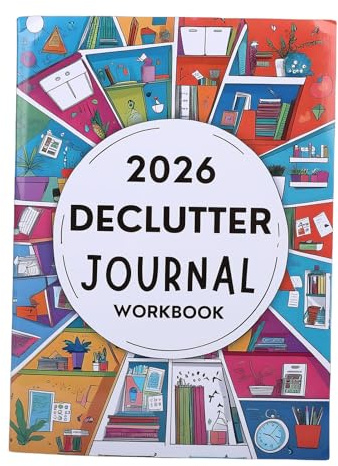 Smandy 2026 Vecko- och Månadsplaneringskalender, 60 Sidor Enkla Uppmaningar Declutter Checklists Planner 2026 för Ditt Sinne Schema