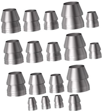 Kichvoe Coins Métalliques pour Marteau Kit 18 Pièces Accessoires D'installation Robustes pour Calage et Renfort de Manche D’Outil, Fournitures D'installation pour Usage Jardinage