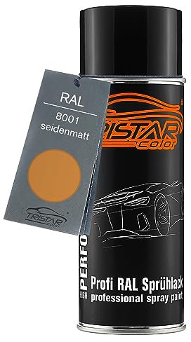 TRISTARcolor RAL 8001 Ockerbraun Spraydose 400 ml seidenmatt schnelltrocknend