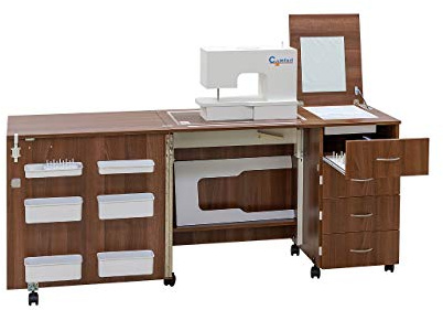 Comfort 2 | Table pour Machine à Coudre | (Beech Ellmau, M (Air-Lifter to 10kg))