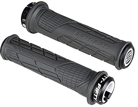 FIFTY-FIFTY Mountain Bike Handlebar Grips, Single Lock-on MTB Grips