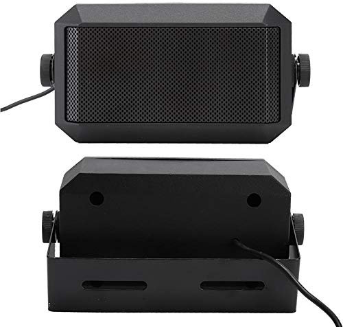 01 Altavoz de Coche Negro con Sonido Fuerte y Duradero, Altavoces, para Radio de Coche con reproducción de música