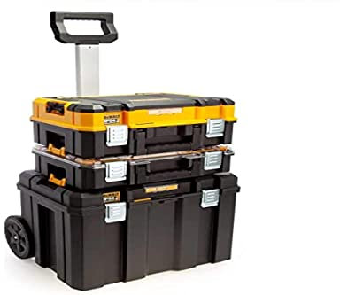 DeWalt DWST83411-1 Tstak Tower I Kit Porta Elettroutensili, Nero/Giallo