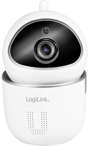 Logilink SH0117 - Wi-Fi Smart Home IP-Kamera, Schwenk- und neigbar und 2-Wege Audio, über App steuerbar, IP20, Tuya kompatibel, unterstützt Amazon Alexa und Google Home