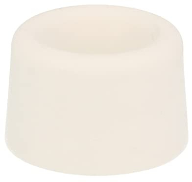 Amig - Türstopper | Ø 30 x 25 mm | Befestigung am Boden durch Schraube | einfache Halterung zum Schutz der Wände vor Stößen und Kratzern | verhindert Träger | weißer Kunststoff