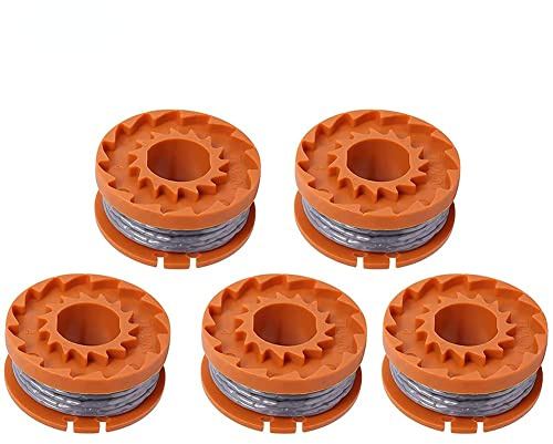 DAZZLEEX 5Pcs Lawn Mower Spool-Trimmer Spool & Line for for S1825CT S3630CT S3630CT2 Spool
