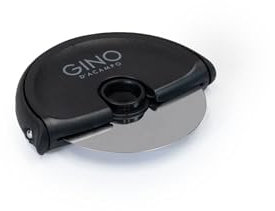 Gino D'Acampo Premium Disc-Style Pizza Cutter with Stainless Steel Removable Blade - Dishwasher Safe for Easy Cleanup, Efficient and Precise Slicing for Pizza