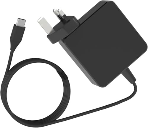 Riabwwox 45W USB C Chromebook Charger Compatible With Asus/Samsung/HP/Lenovo/Dell/Google/Acer Chromebook Laptop Charger UK,Universal USB-C Type C Computer or Smart Phones/Tablets Power Cord Adapter