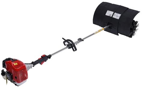 52CC Benzin Motorbesen, 2,3 PS 2-Takt Rasen Boulevard Auffahrt Kehrmaschine, Garten Besen, Schneefräse, Sweeper 1700W 2.3HP