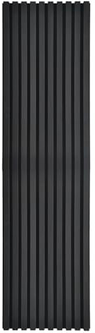 Home Deluxe Panel acústico de pared SONIC Black Oak - 240 x 40 cm, 0,96m²- | Paneles acústicos de pared, pared de láminas, paneles acústicos