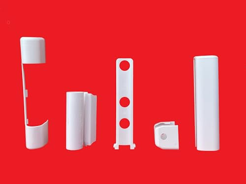 Siegenia Abdeckkappen für die Serie Favorit in weiß RAL9016 für Scherenlager, Bandwinkel, Ecklager und Ecklagerband 1er Set