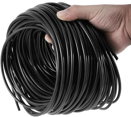 MEXEWORD 1Pc Perforatrice 10m/20m/40m Giardino Irrigazione Tubo 3/5mm Micro Irrigazione a Goccia Tubo Acqua con Perforatrice Serra Bonsai Pianta Gocciolamento Tubo(10m)