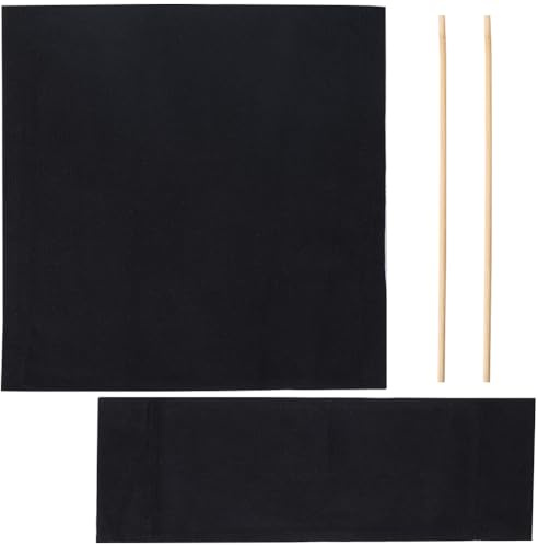 GORGECRAFT Kleiner Sitzbezug Für Maskenbildnerstühle 1 Set Ersatzstoff Für Regiestühle Canvas Schwarz Tragbar Lässig Heimkinostuhl Canvas Klappstühle Stoff Für Garten Und Außenbereich