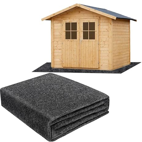 Betagt 6.56 x 6.56 FT Outdoor Storage Shed Mat, 3mm Thickened Waterproof Shed Base Flooring Pad, Outdoor Carport Mat, Anti-Slip Dustproof Patio Furniture Floor Scratch Prevention