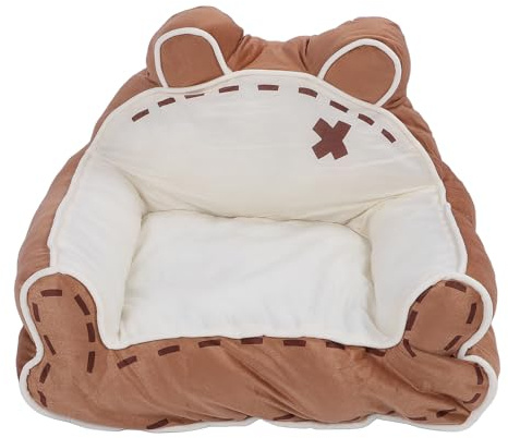 Gavigain Lit pour Animaux de Compagnie, orthopédique, Doux et Confortable, Base antidérapante, Lavable en Machine, entrée Basse, idéale pour Les Chats et Les Chiens, Confort pour
