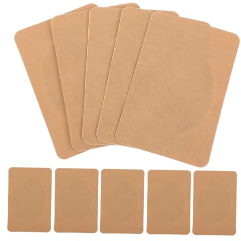 Parches de Moxa para Cuello y Hombros 50 Piezas de Tela No Tejida | Forma Simple y Peso Ligero, Uso Seguro y Transpirable, Pensado para Oficina Edades