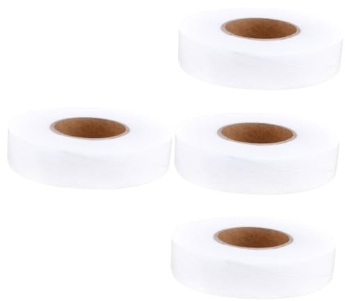 HOMSFOU 4 Rollen Doppelseitiges Klebeband Yards nicht Gewebtes Interlining für Bekleidungszubehör für Nähen Diy Projekte Geeignet für Stoffe Säume und Mehr