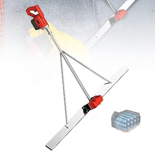 Chape électrique sans fil pour ciment 6000 tr/min haute efficacité, lisse les surfaces en béton avec facilité, idéale pour le rendu professionnel et le nivellement du sol