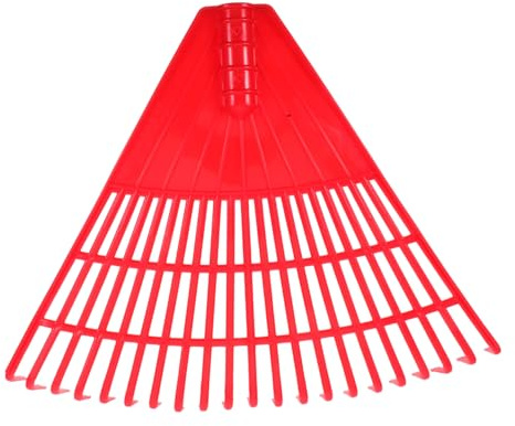 SUPVOX Rastrello Per Foglie Ed Erba in Plastica Resistente 21 Denti Per Giardino, Prato e Agricoltura, Utensile Manuale Per Raccolta Foglie, Pigne e Pulizia Del Prato Esterno