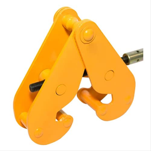 PUFAHAU Lifting Clamps, Steel Plate Lifting Tongs,Tongs Spreader Round Steel Clamp,Heavy Duty Steel Easy Move Effective Industrial Tool,Lifter Barrel Lift(A4)