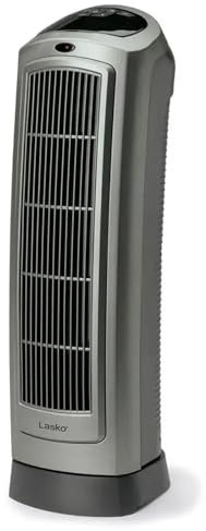 Riscaldatore elettrico, Riscaldatore portatile oscillante in ceramica da 1500 W, display digitale, ingranaggi silenziosi regolabili, telecomando, termostato, timer