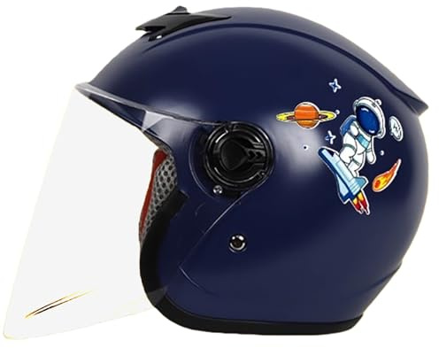 Casco Infantil, Casco para Bicicleta Y Monopatín, Casco Abierto para Niños Y Niñas De 5 A 13 Años, Homologado ECE 2205 B,(48-53CM)