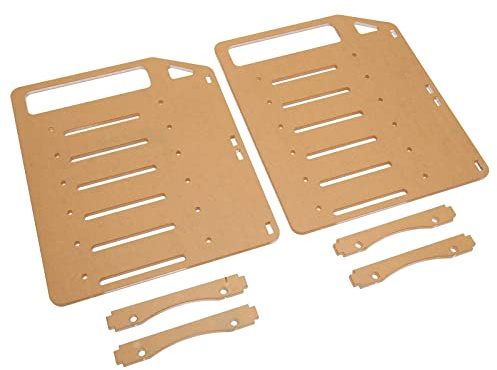 Pissente Supporto per Hard Drive Fai-da-Te Multistrato in Acrilico per Dischi Rigidi con Fori di Montaggio Precisi per Hard Drive da 3.5 Pollici e Ventole da 8cm Perfetto per Costruttori (6 Strati)