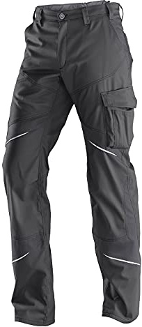 KÜBLER ACTIVIQ Hose – Hose mit ergonomischer Linienführung und Reflex-Elementen anthrazit Gr. 52