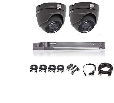 Hikvision CCTV HD Security System 8CH PROLUX Camera Outdoor CCTV DVR HD Surveillance 1080P 2.4MP Night Vision Outdoor DVR Indoor Home Security 2.4 Megapixel System Kit 1TB HDD Installed