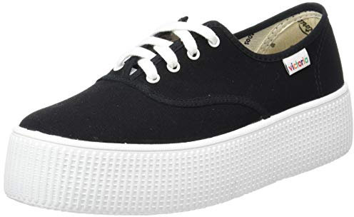 victoria Basket 1915 Doble Lona Negro 36