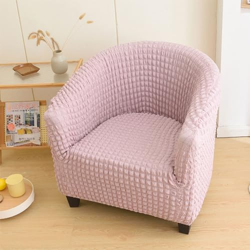 Morbuy Sesselbezug Stretch, Sessel Überzug Universal Sesselhussen Waschbar Sesselüberzug Hussen Cocktailsessel Clubsessel Überzug - Weich, Elastisch, Moderne Drucke (Rosa)