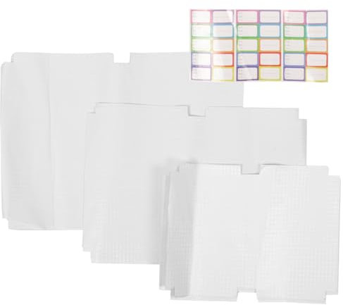 VILLFUL Schutzhülle Für Bücher Aus Plastik Transparente Buchhülle Selbstklebende Folie Abs-material Schulbuchhülle Durchsichtige Buchhülle Für Schüler Und Junge Mädchen
