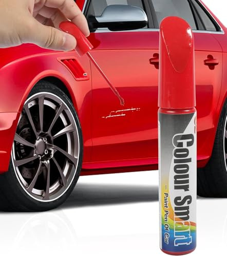 Kratzer-Reparatur-Stift für Auto, Auto-Kratzer-Entferner-Stift,Effektive-Kratzer-Reparatur-Paste, Upgrade 2 in 1 Automobil-Kratzer-Lack-Stift (Rot, 1PCS)