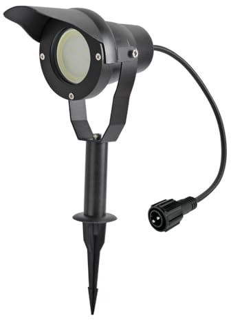 PRO CONNECT LED Gartenstrahler 6,5 W 230V Schwarz mit Erdspieß | Wasserdicht | Einfach im Boden verankern | Für Garten, Terrasse, Beete & Wege