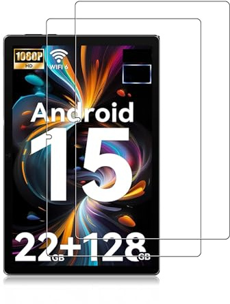 daunke 2 Pack Screen Protector for VASOUN TAB 10 MAX 10 inch Tablet, Tempered Glass Film Guard,Bubble Free,HD Clear,Ultra Resistant,Anti-Scratch
