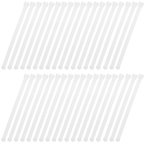 LOLIPPYY Kit di Riparazione per Tende Verticali, 50 Pezzi, Plastica Bianca, Compatibile Finestre, Installazione Facile per Casa e Ufficio | Compatibilità, Stabilità Migliorata, per Tende a Lamelle e Trattamenti Finestra, 117mm