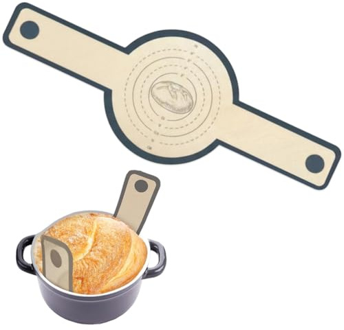UZEXYO 1 pc Silicone Bread Sling for Dutch Oven Bread Making Reusable Non-Stick Baking Mat with Long Handles Sourdough Placing Liner