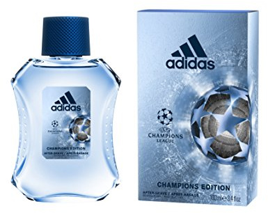 adidas UEFA Champions League After Shave – Belebendes Rasierwasser mit aromatischem Duft – Beruhigt die Haut schonend & verleiht Frische, 1 x 100 ml