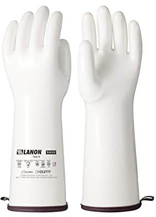 LANON Liquid Silicone Heat Resistant Gloves, Oven gloves with Fingers, Food Grade, CoralAir Liner, Waterproof, Non Slip, BBQ, Baking, Cooking Mitts, 15, Large