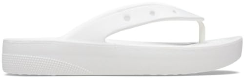Crocs Herren Classic Platform Flip W Flip, White, 39/40 EU
