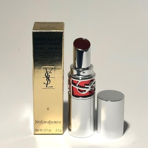 YVES SAINT LAURENT Rouge Volupte Candy Glaze Double Care Balm - 6 Burgundy Temptation 3,2 g