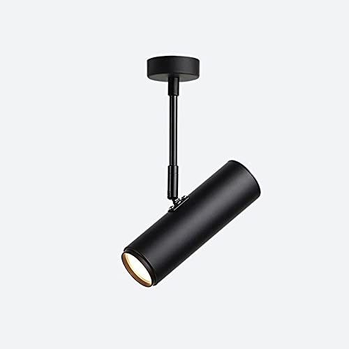 Faretto da soffitto a LED nero Faretto orientabile per montaggio su superficie Illuminazione d'accento Faretti direzionali moderni per interni Faretti orientabili a soffitto/parete per corridoio della